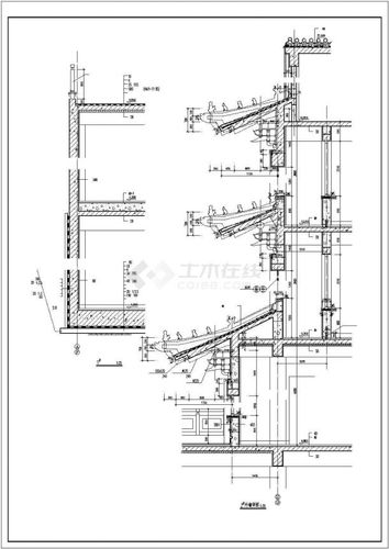 某景區古建筑建筑墻身設計施工cad圖紙