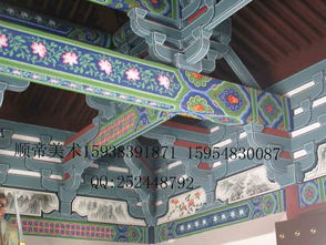 【古建筑彩繪寺廟彩繪長廊彩繪】-