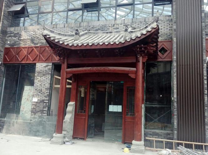 27_做防腐木門頭牌樓廠,古建牌樓,火鍋店門頭_四川創(chuàng)博郡建筑裝飾工程