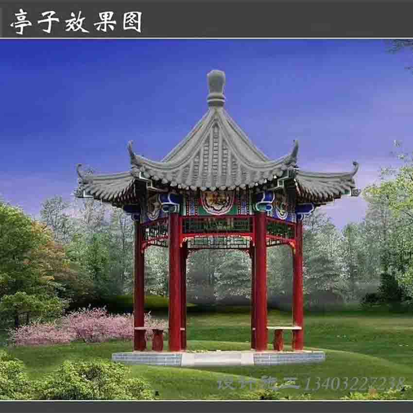 主變量兩層涼亭傳統涼亭公園涼亭圖片